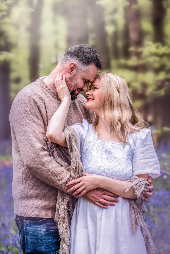 intimate couples portrait – Rugby photographer