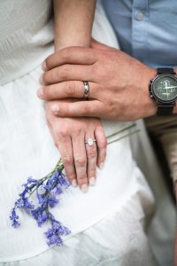 intimate couples portrait – Rugby photographer