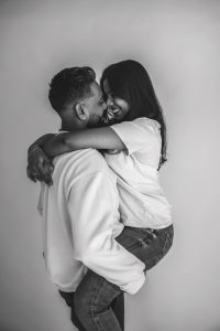 intimate couples portrait – Rugby photographer